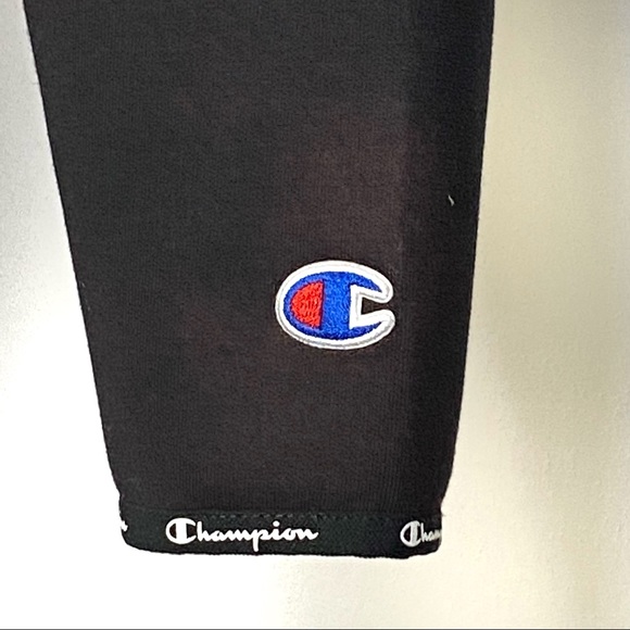 Champion Women’s Black Sport Mock Neck Shoulder Zip Pullover Fleece Sweatshirt L - Picture 4 of 10